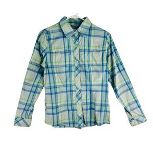 Women Columbia Sportswear Insect Blocker Long Sleeve Shirt Blue size XS